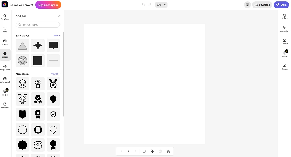 Adobe illustrator Online — Screenshot 3
